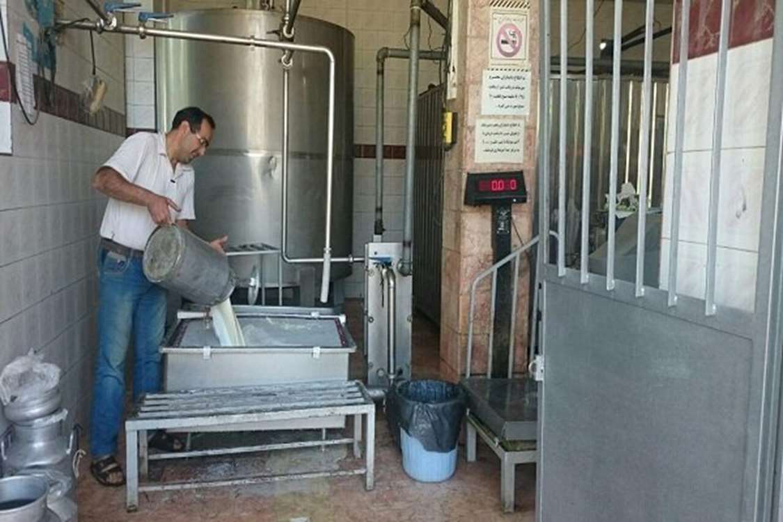سکوی جمع آوری شیر